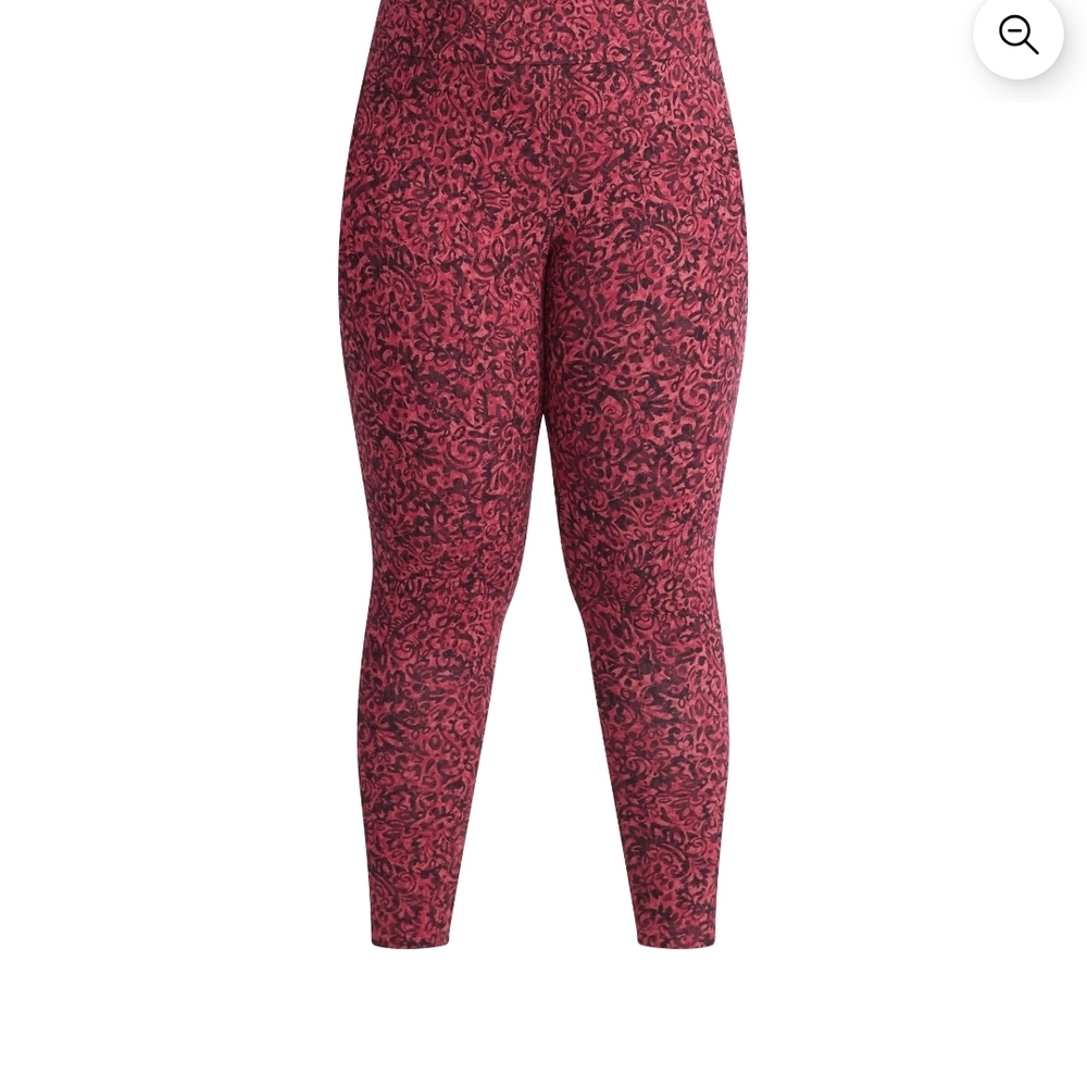 Red Patterned Leggings